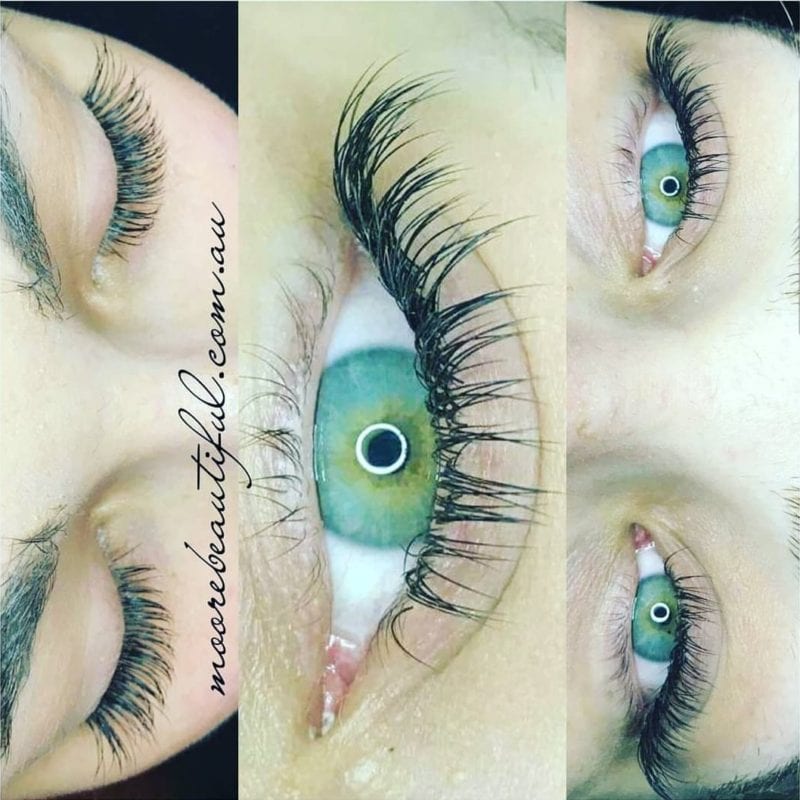 Our Moore Beauti-full set of classic lash extensions give your volume and length to your natural lashes